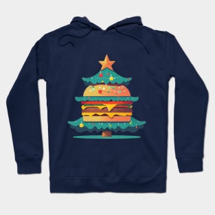 christmas tree burger Hoodie